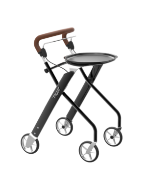 Trust Care Let's Dream Sammenleggbar innendørsrullator, Svart