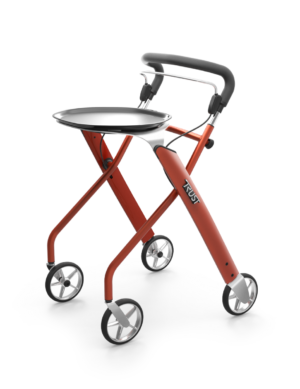 Trust Care Let's Dream Sammenleggbar innendørsrullator, Kobber