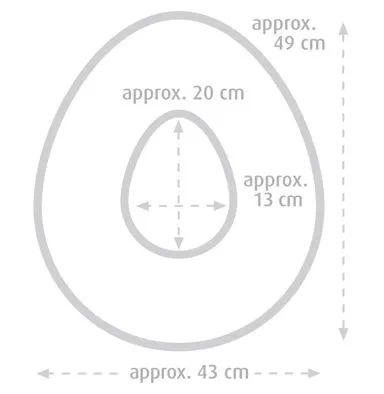 SISSEL Sit Ring Oval - Bilde 2